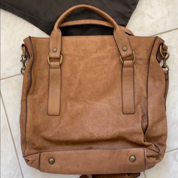 Beracamy Paris Brown Leather Tote - Picture 8 of 8